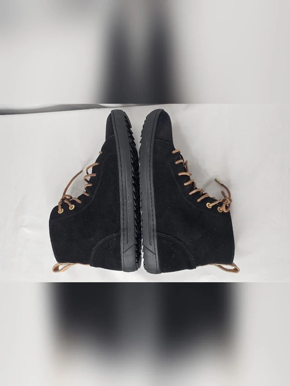 Birkenstock Bartlett Black Suede High Top Sneaker Boots Mens 10 Womens 12 EU 43
